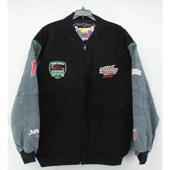 VTG Bobby Labonte Jeff Hamilton Racing Jacket Size XL NASCAR